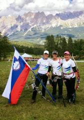 Tina Gutman se je z ekipo veselila bronaste kolajne 1